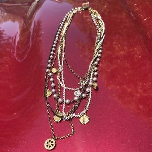 Gorgeous multi strand necklace from Loft, NWT!